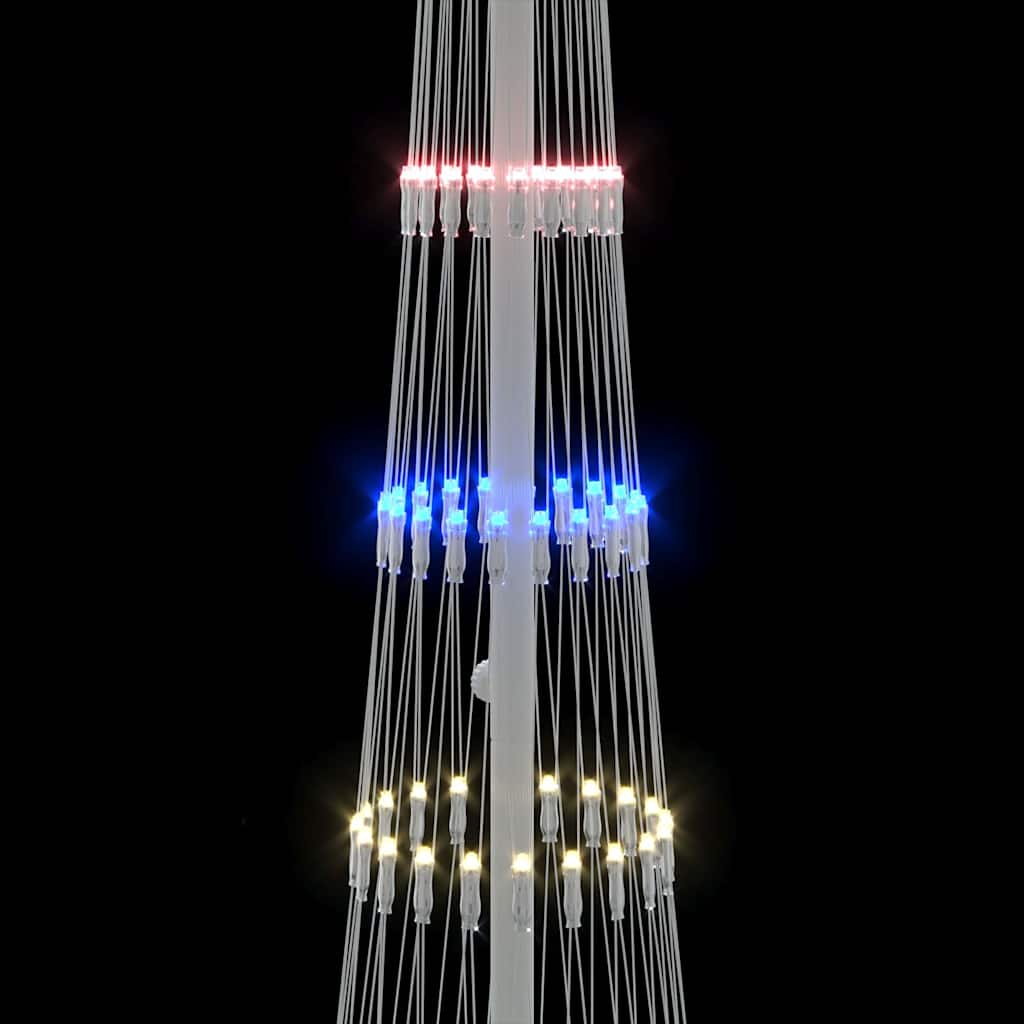 Árvore de Natal LED Multicolor 51 x 51 x 190 cm Metal