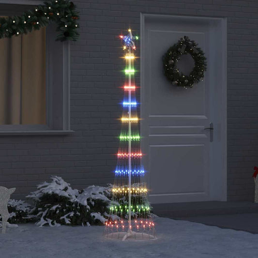 Árvore de Natal LED Multicolor 51 x 51 x 190 cm Metal