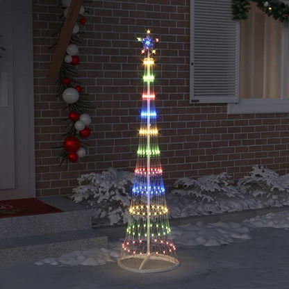 Árvore de Natal LED Multicolor 51 x 51 x 190 cm Metal