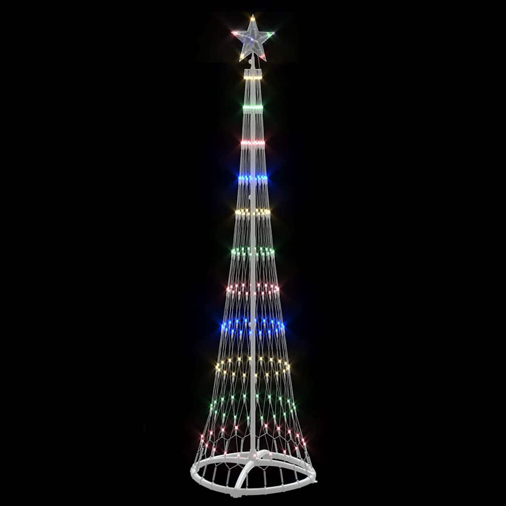 Árvore de Natal LED Multicolor 51 x 51 x 190 cm Metal