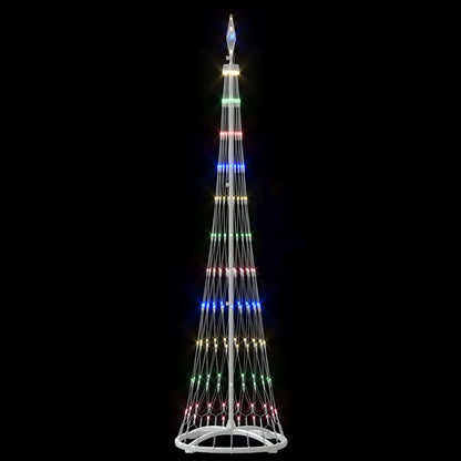 Árvore de Natal LED Multicolor 51 x 51 x 190 cm Metal
