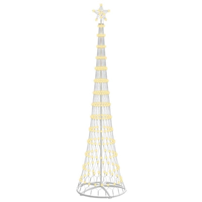 Árvore de Natal LED Branco quente 70 x 70 x 250 cm Metal