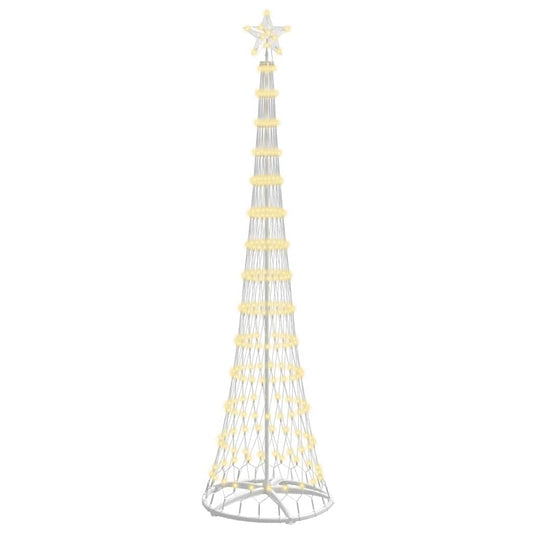 Árvore de Natal LED Branco quente 70 x 70 x 250 cm Metal