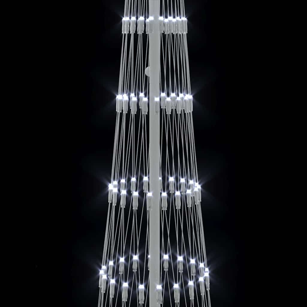 Árvore de Natal LED Branco frio 70 x 70 x 250 cm Metal