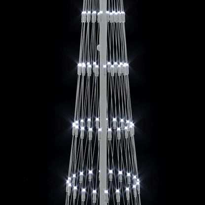 Árvore de Natal LED Branco frio 70 x 70 x 250 cm Metal