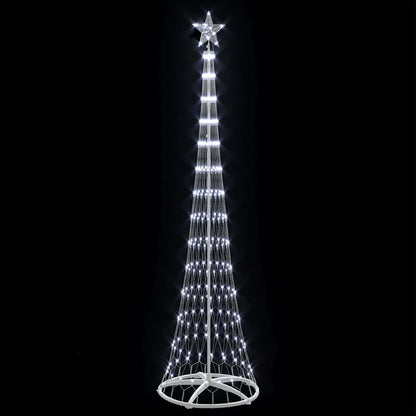 Árvore de Natal LED Branco frio 70 x 70 x 250 cm Metal
