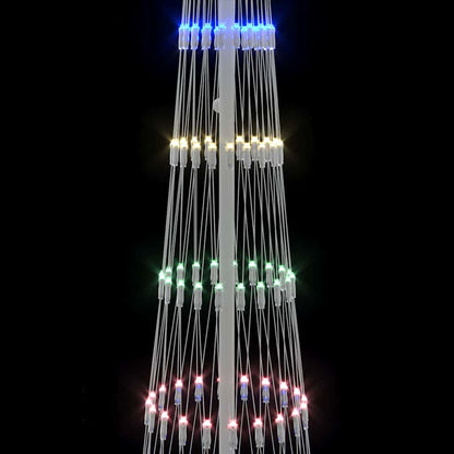 Árvore de Natal LED Multicolor 70 x 70 x 250 cm Metal