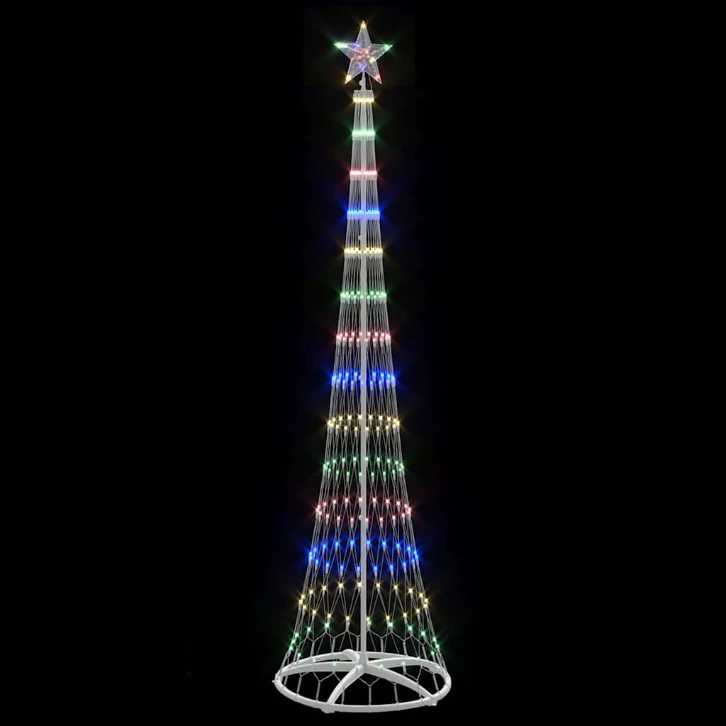 Árvore de Natal LED Multicolor 70 x 70 x 250 cm Metal