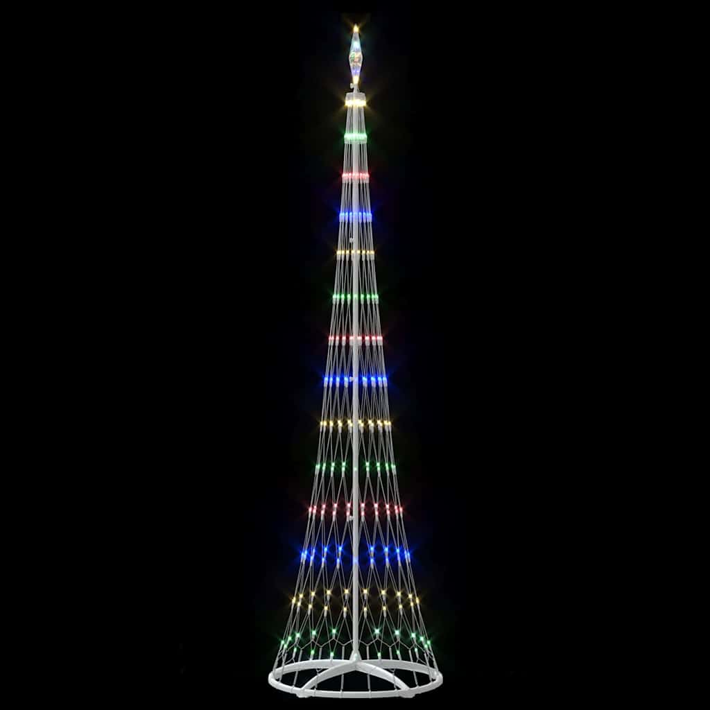 Árvore de Natal LED Multicolor 70 x 70 x 250 cm Metal