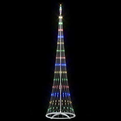 Árvore de Natal LED Multicolor 70 x 70 x 250 cm Metal