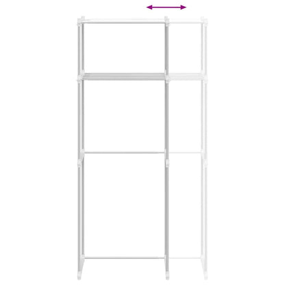 Prateleira para Máquina de Lavar Manual Branco 63 x 27 x 136 cm