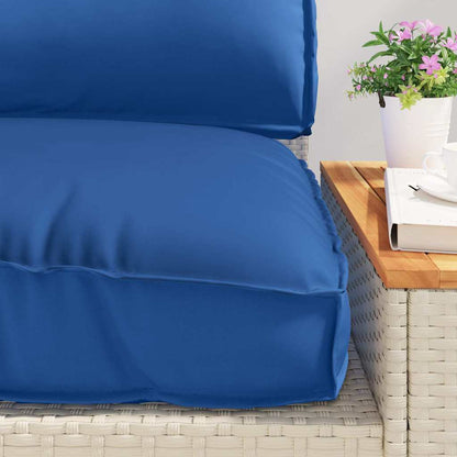 Conjunto de Almofadas para Palete 3 pcs Azul Royal
