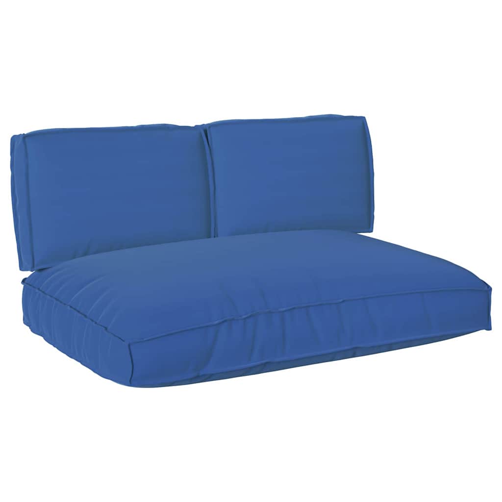 Conjunto de Almofadas para Palete 3 pcs Azul Royal