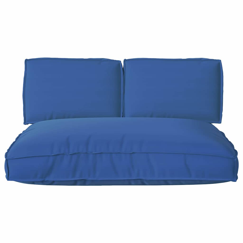 Conjunto de Almofadas para Palete 3 pcs Azul Royal