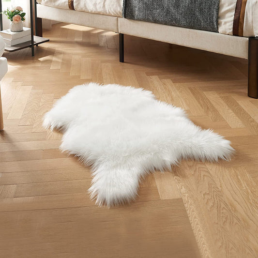 Synthetic fur rug