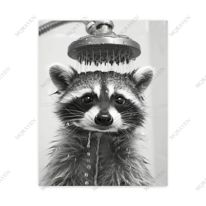 Poster "Racoon Situation"