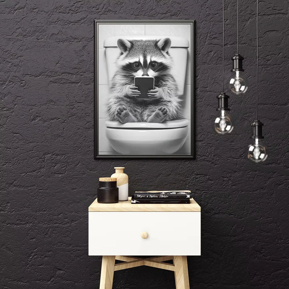 Poster "Racoon Situation"