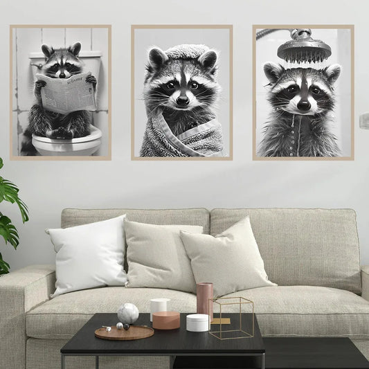 Poster "Racoon Situation"