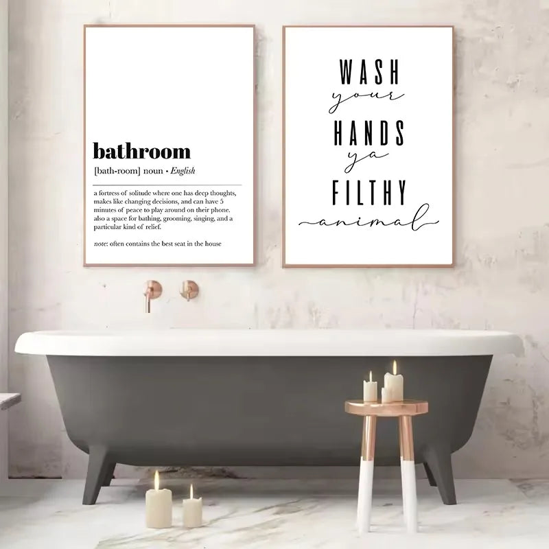 Poster "Minimalismo Engraçado"