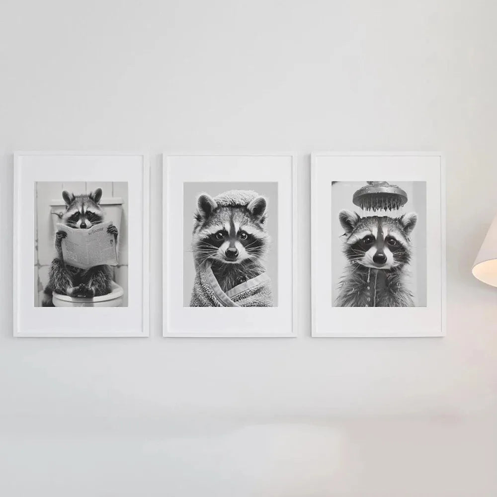 Poster "Racoon Situation"