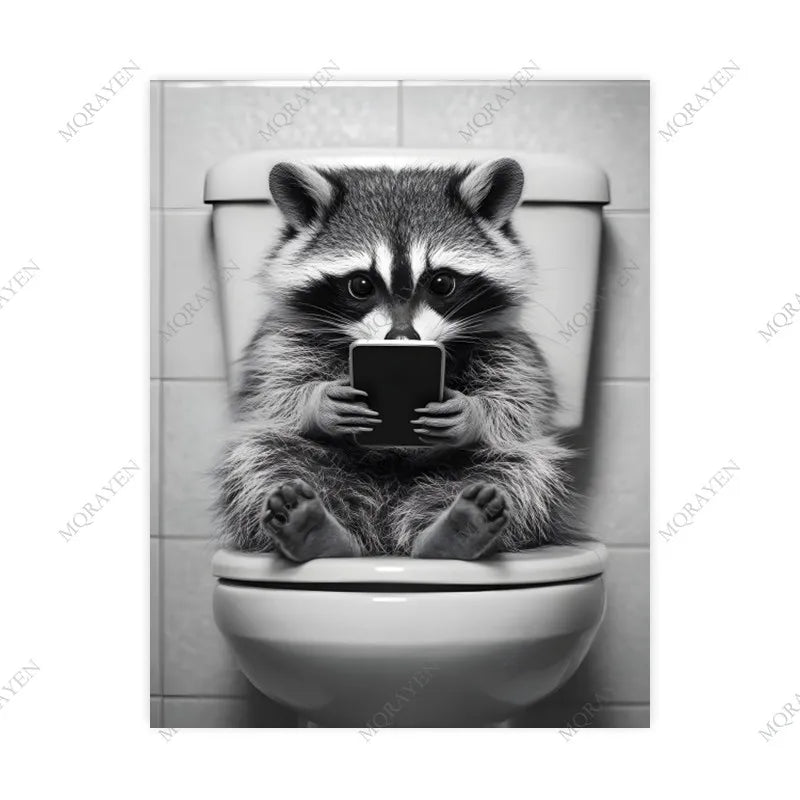 Poster "Racoon Situation"