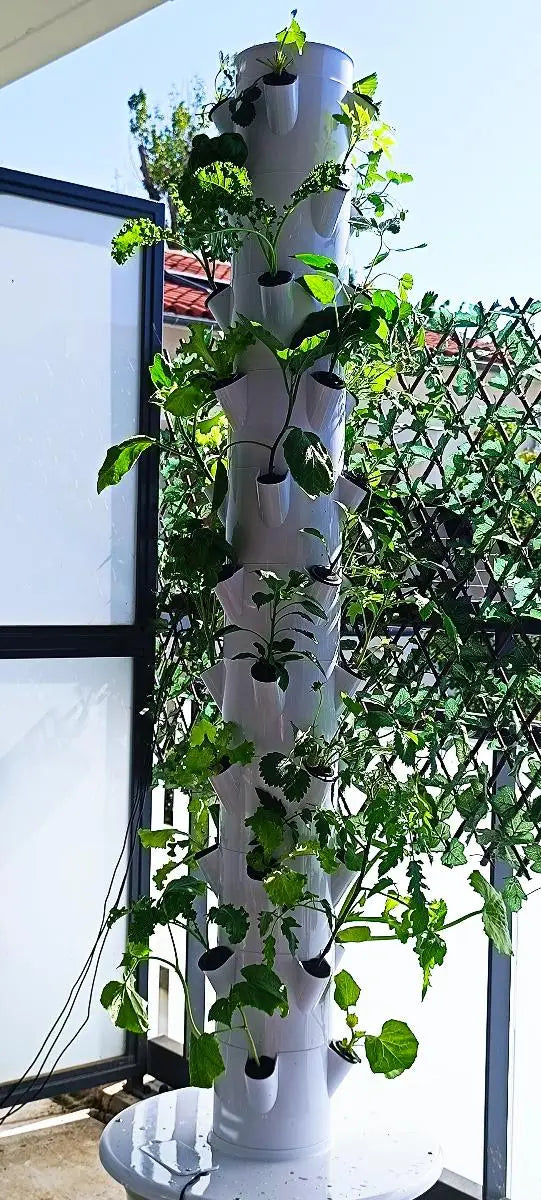 Multilevel vertical hydroponic tower cultivation machine