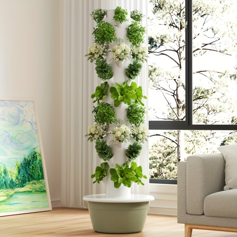Multilevel vertical hydroponic tower cultivation machine