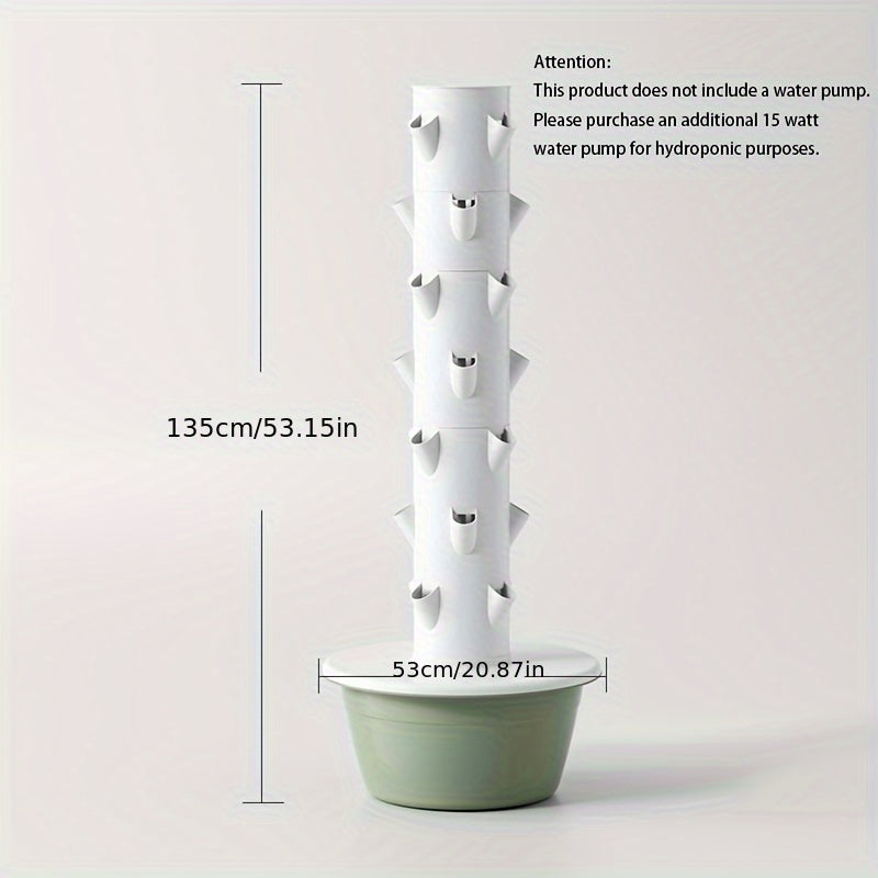 Multilevel vertical hydroponic tower cultivation machine