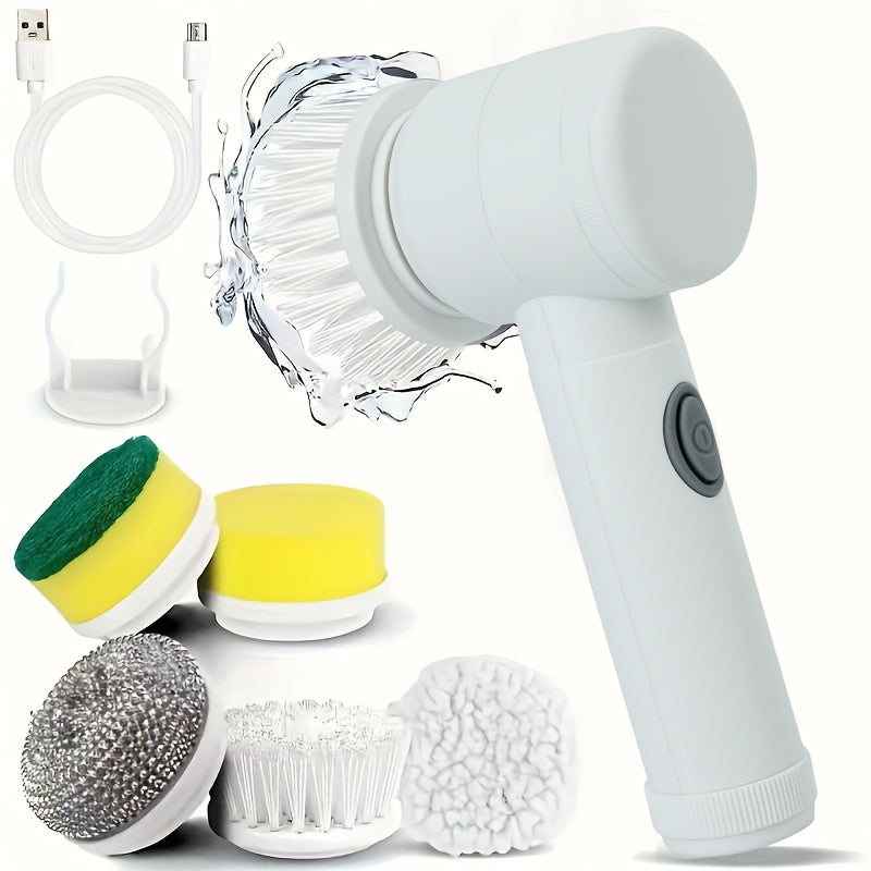 Kit de limpeza com 5 cabeças diferentes