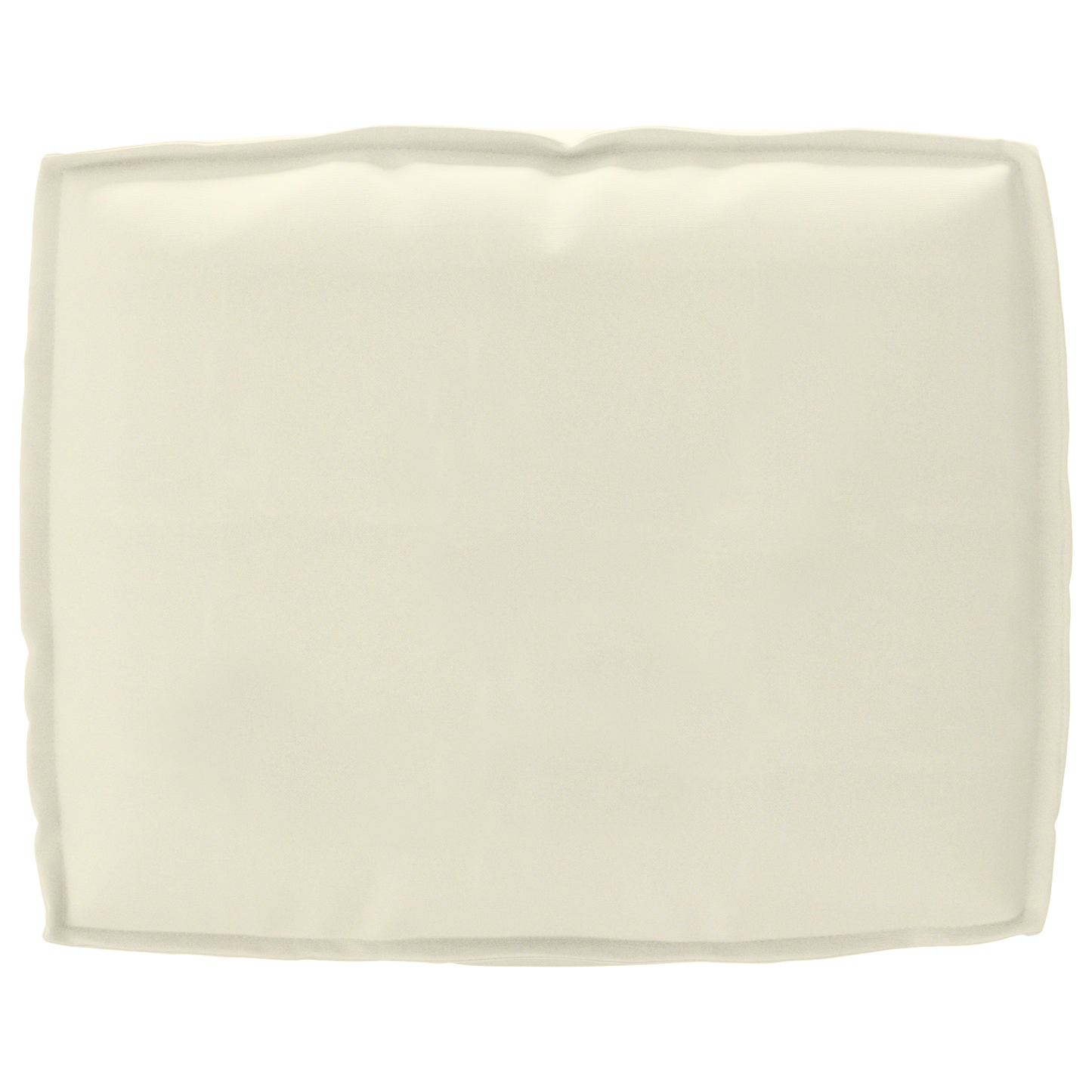 Conjunto de Almofadas para Palete 2 pcs Creme 50 x 50 x 12 cm