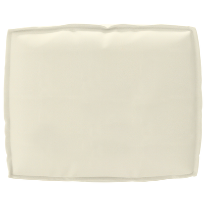 Conjunto de Almofadas para Palete 2 pcs Creme 50 x 50 x 12 cm
