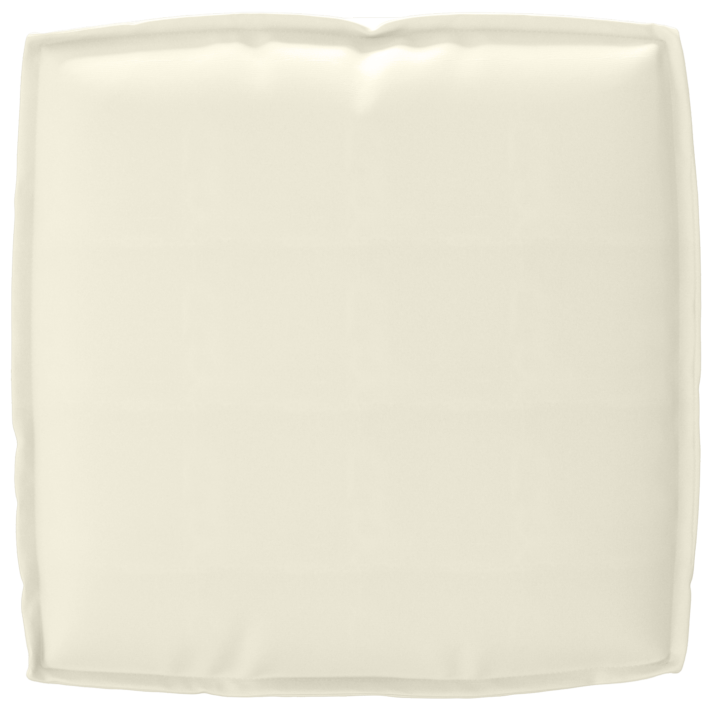 Conjunto de Almofadas para Palete 2 pcs Creme 50 x 50 x 12 cm