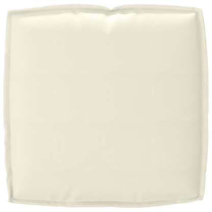 Conjunto de Almofadas para Palete 2 pcs Creme 50 x 50 x 12 cm