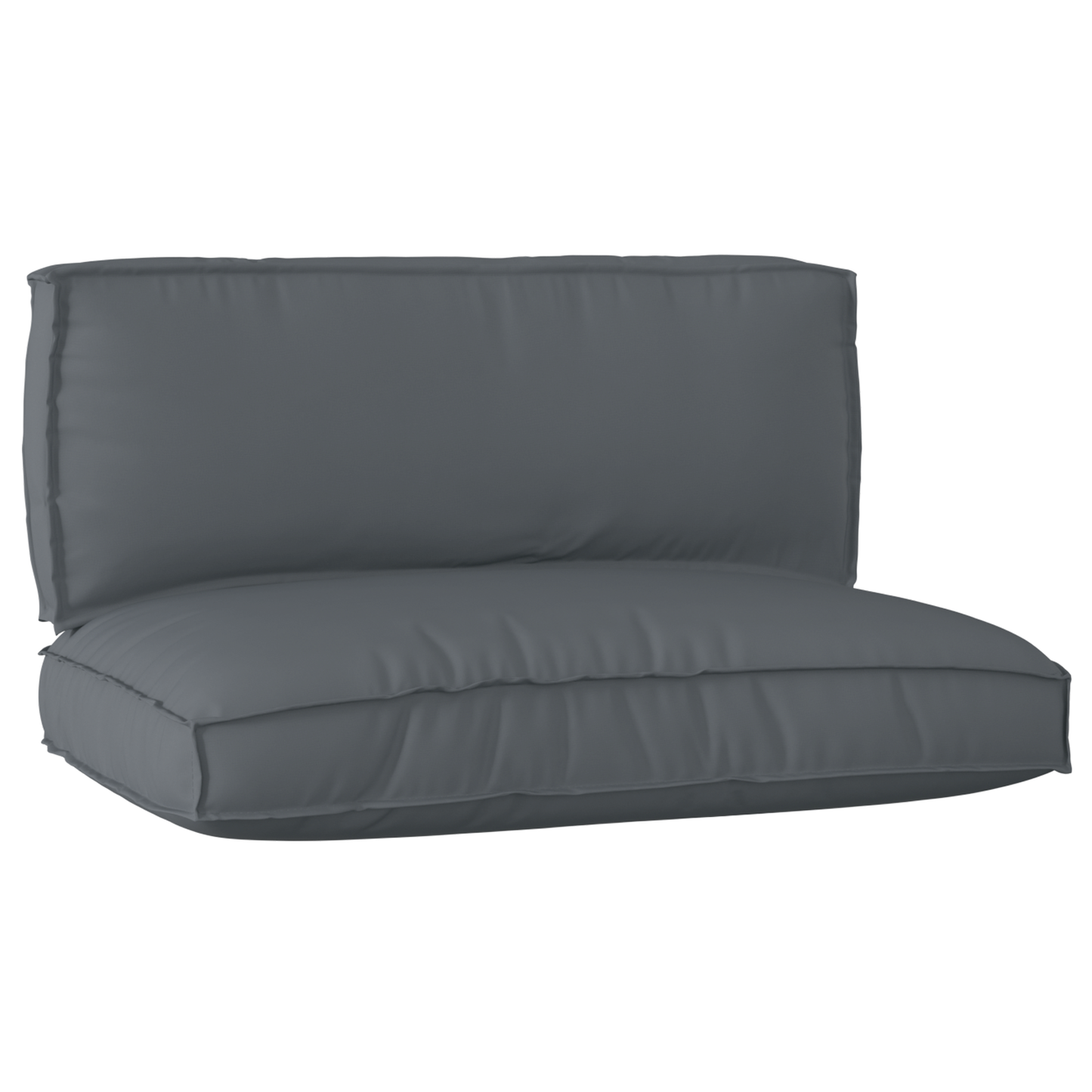 Conjunto de Almofadas para Palete 2 pcs Antracite
