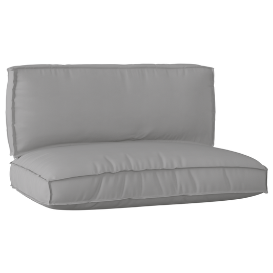 Conjunto de Almofadas para Palete 2 pcs Cinzeto