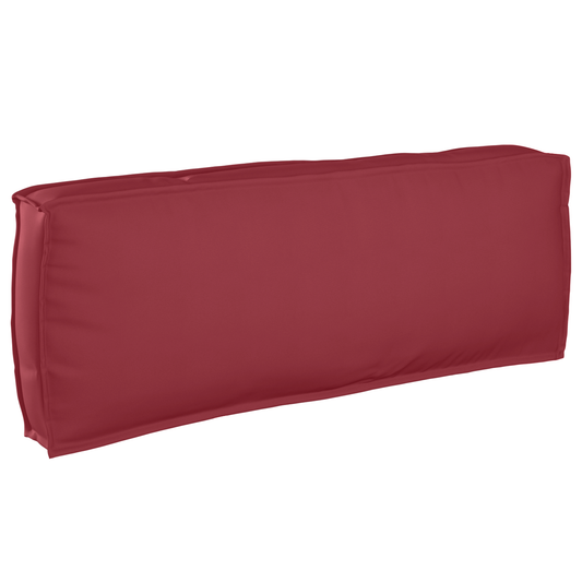 Conjunto de Almofadas para Palete 2 pcs vermelho tinto