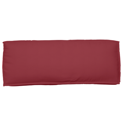Conjunto de Almofadas para Palete 2 pcs vermelho tinto