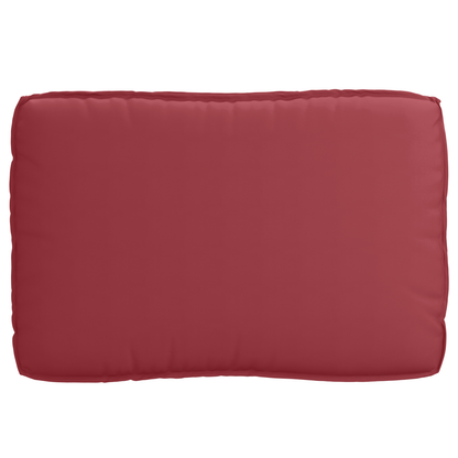 Conjunto de Almofadas para Palete 2 pcs vermelho tinto