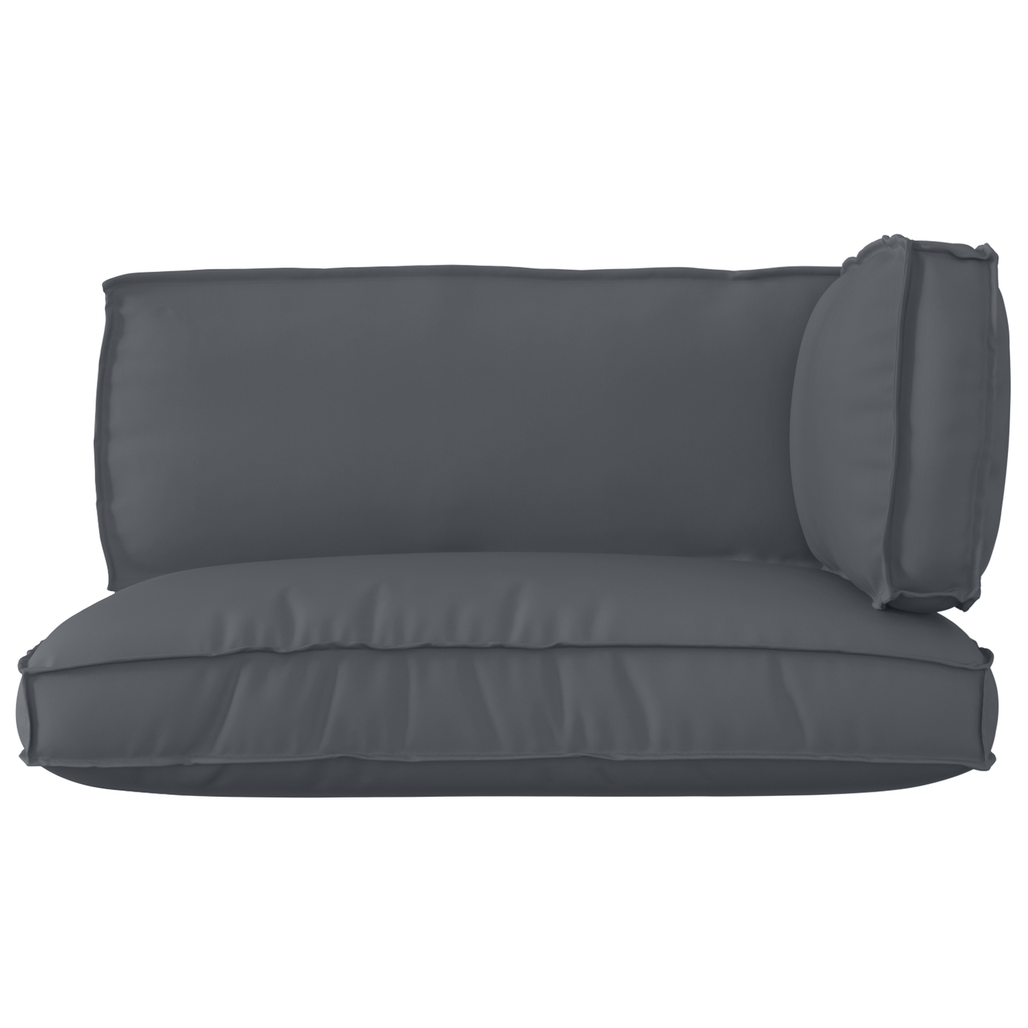 Conjunto de Almofadas para Palete 3 pcs Antracite