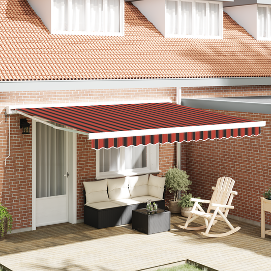 Toldo Amarelo e Laranja amarelo e laranja 400 × 350 cm tecido