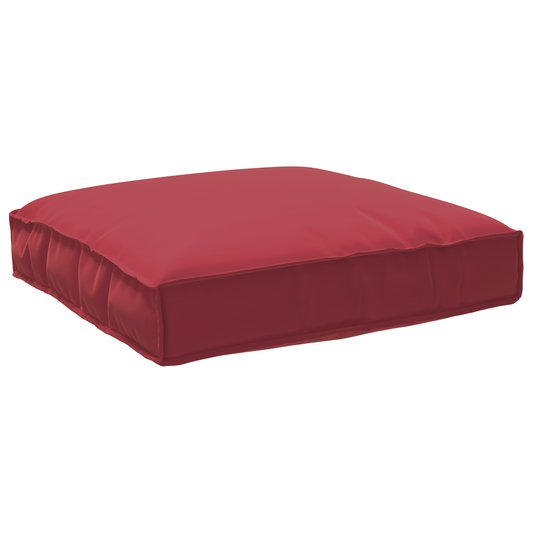 Almofada de palete para assento Vinho Vermelho 80 x 80 x 12 cm