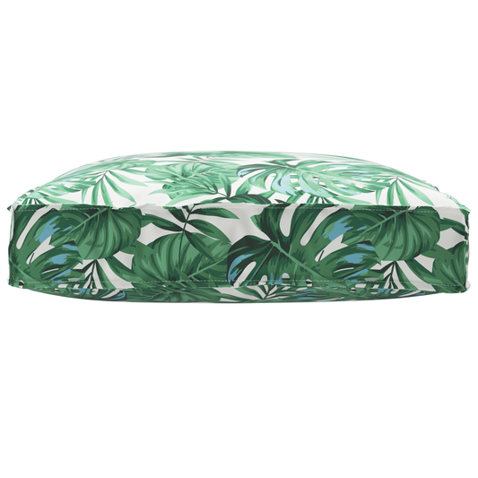 Almofada de palete para assento Floral Padrão de folhas