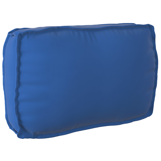 Almofada de palete para encosto Azul real 70 x 40 x 12 cm