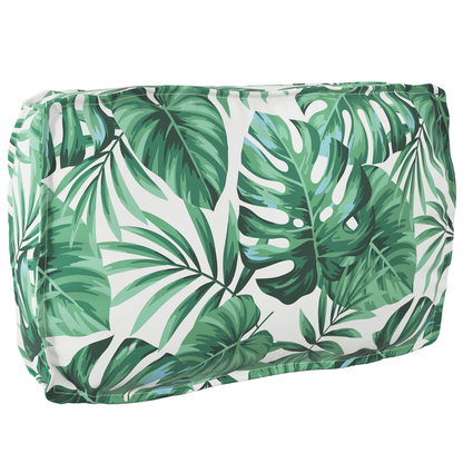 Almofada de palete para encosto Floral Padrão de folhas
