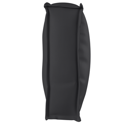 Almofada de palete para encosto Preto 120 x 40 x 12 cm