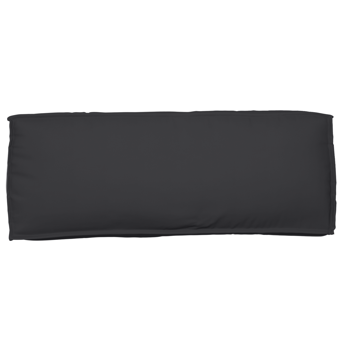 Almofada de palete para encosto Preto 120 x 40 x 12 cm