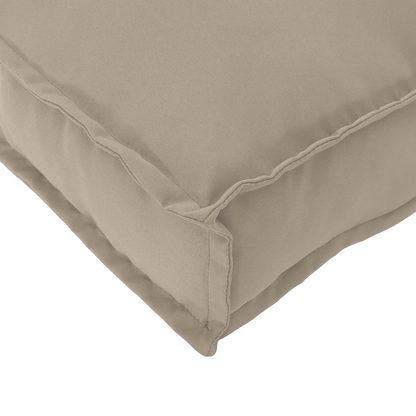 Almofada de palete para assento Cinzento-acastanhado