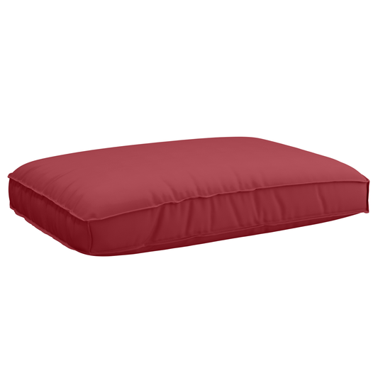 Almofada de palete para assento Vinho Vermelho 120 x 80 x 12 cm