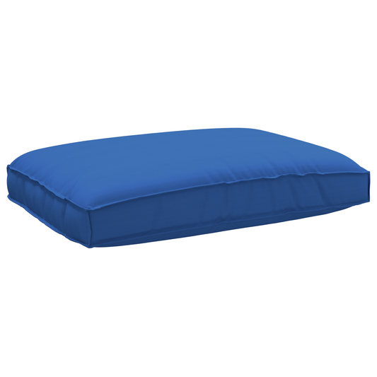 Almofada de palete para assento Azul real 120 x 80 x 12 cm
