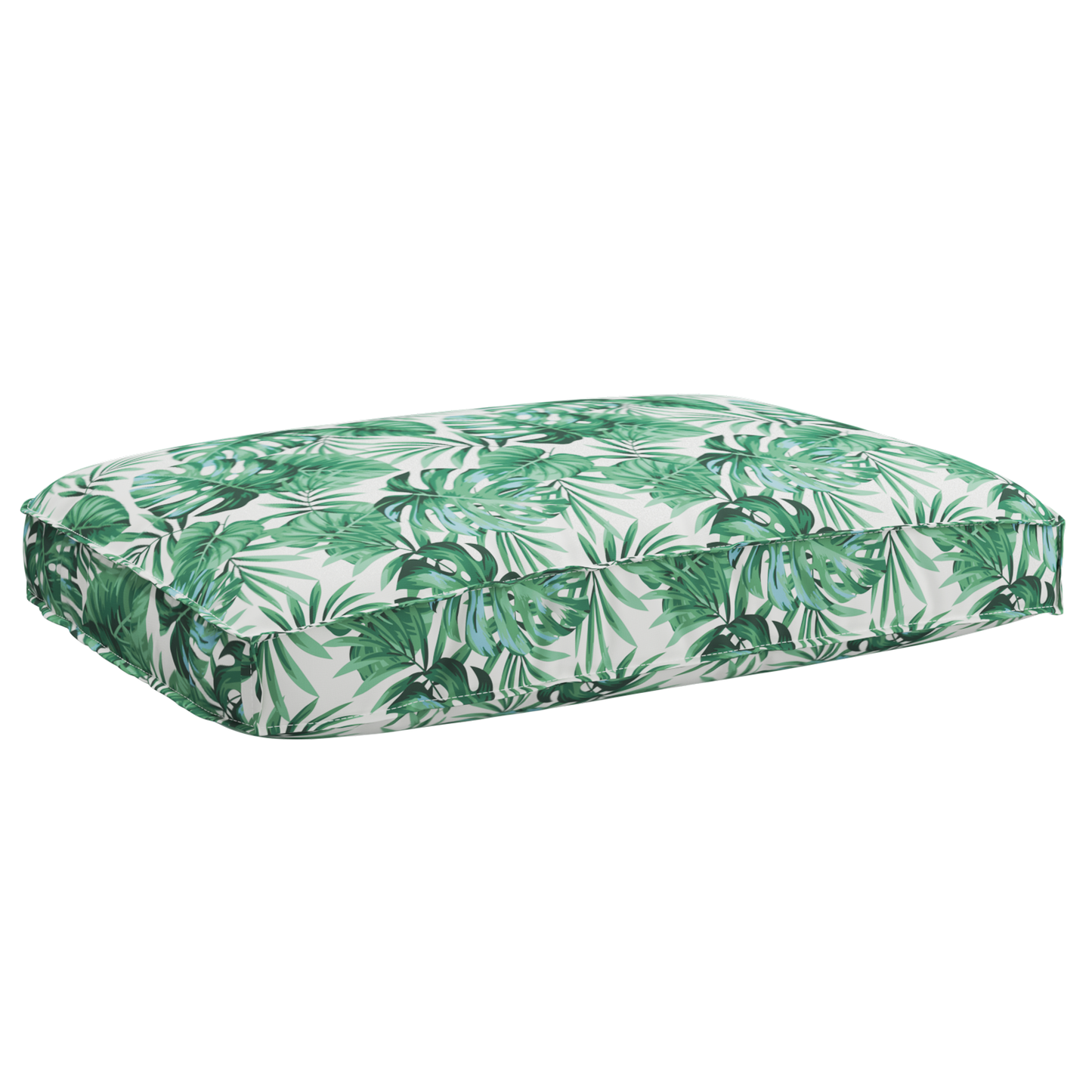 Almofada de palete para assento Floral Padrão de folhas